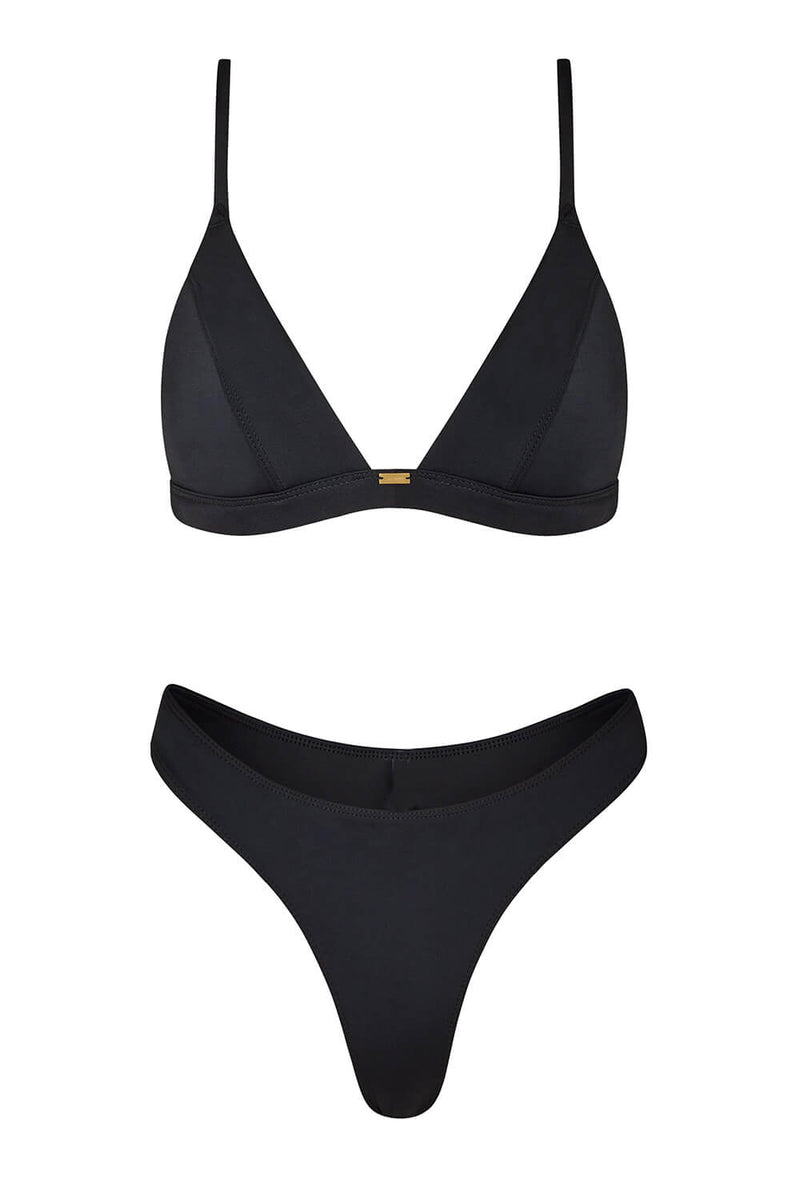 Triangle High-Rise Bikini Set