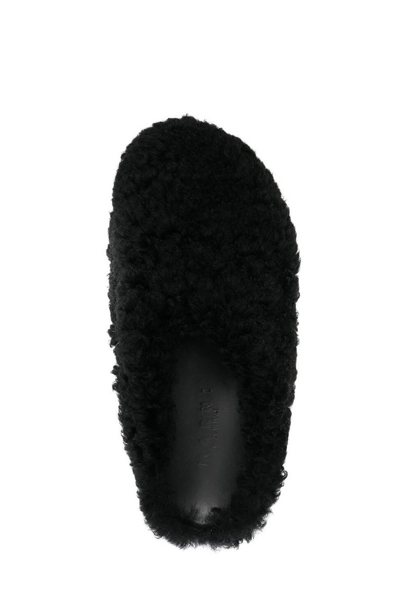 Shearling Slip-On Flat Sippers