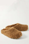 Shearling Slip-On Flat Sippers