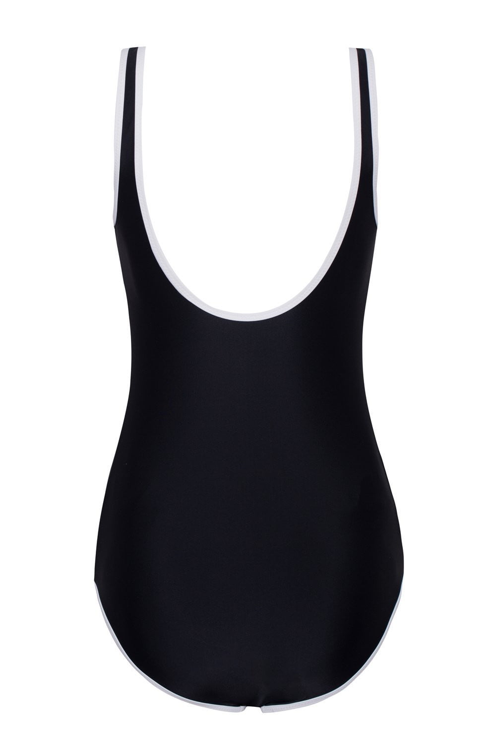 Double-Strap Tie Front One Piece Swimsuit (2079028969531)