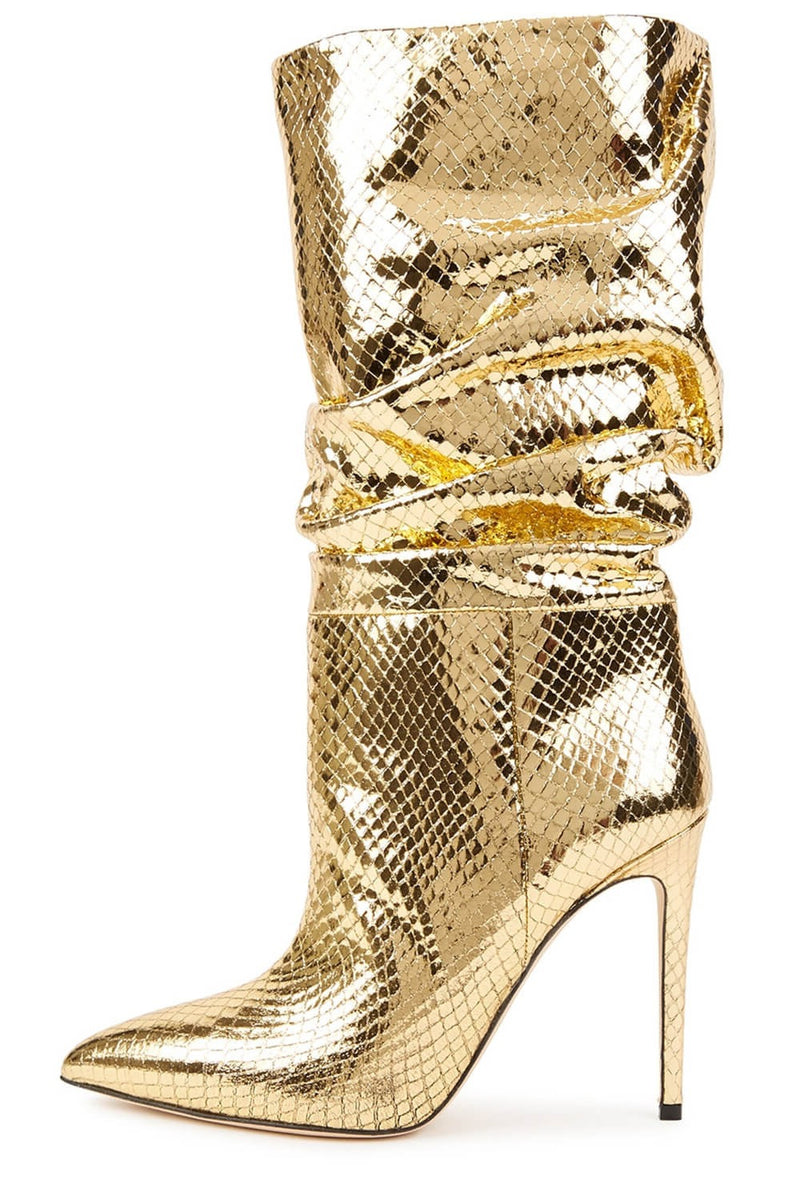 nadine ruched stiletto boot