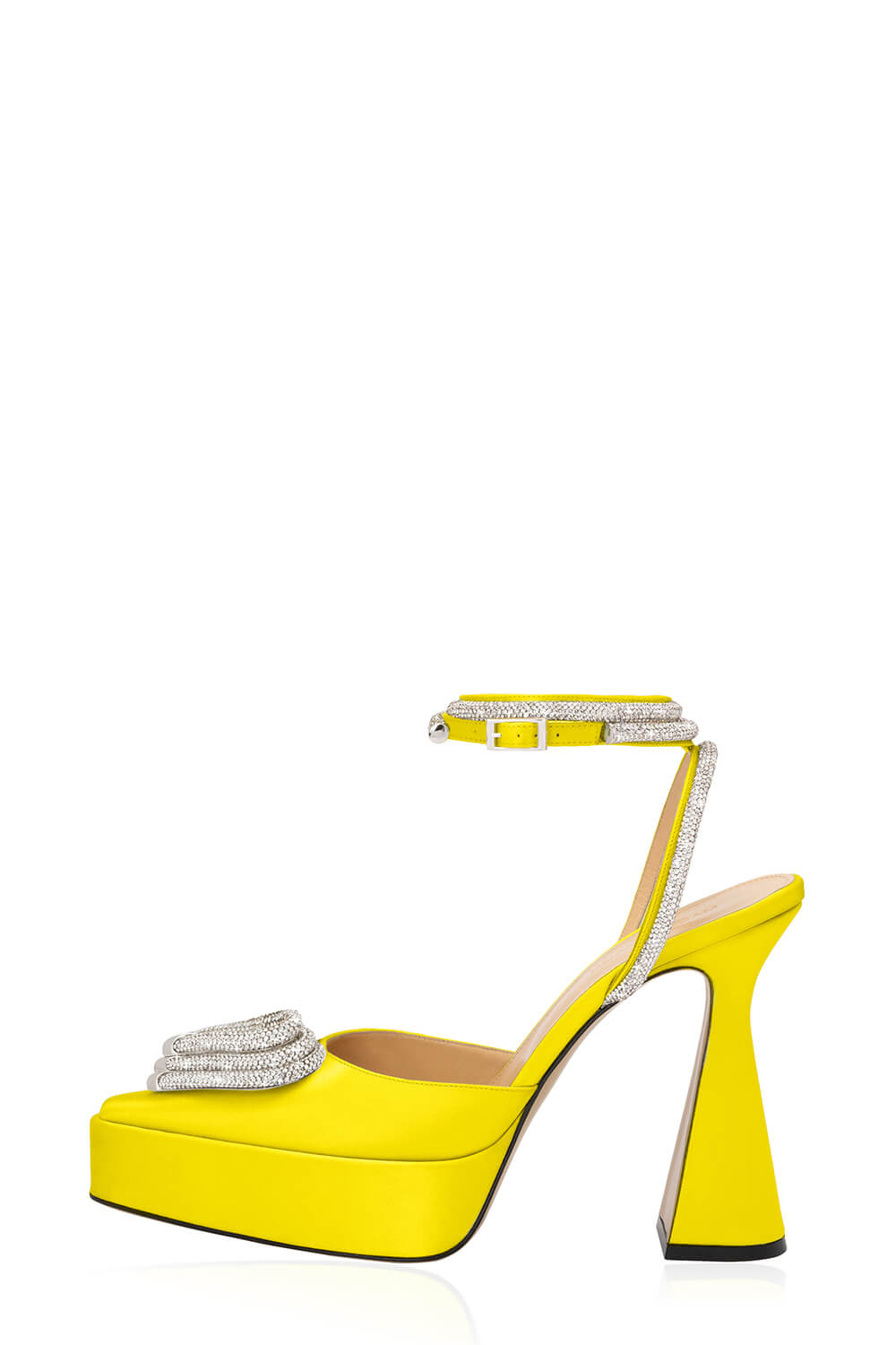 Yellow on sale wrap heels